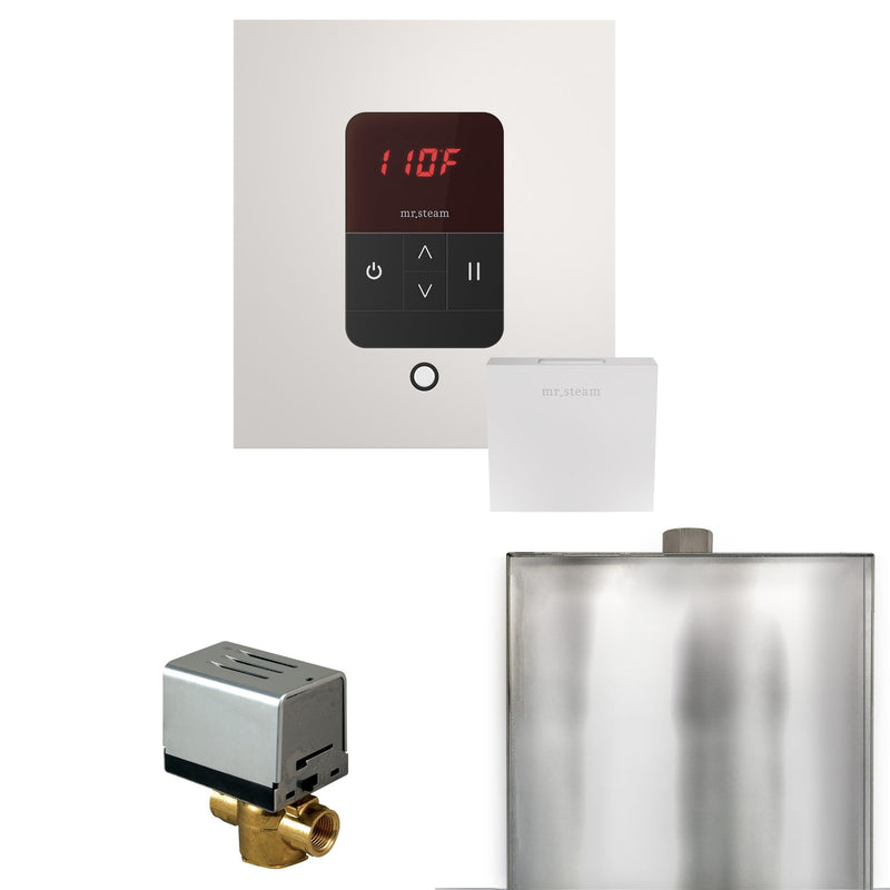 Basic Butler Steam Shower Control Package with Square iTempo Control and Steamhead