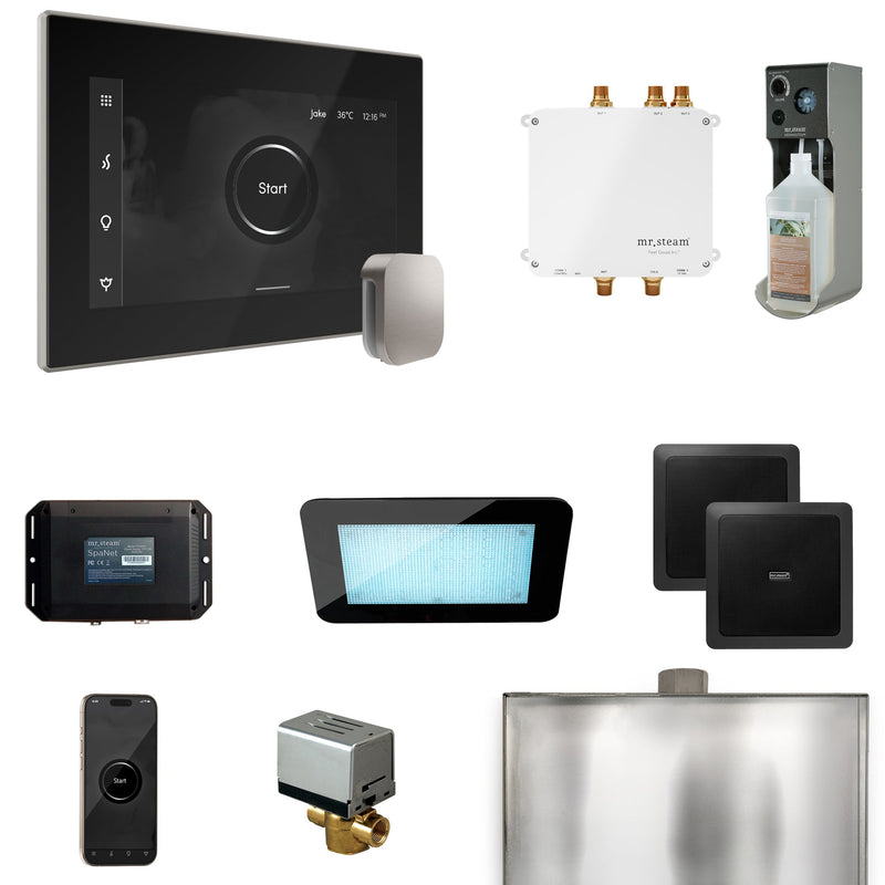 Bliss Steam Shower Control Package with iSteamX Control and Steamhead