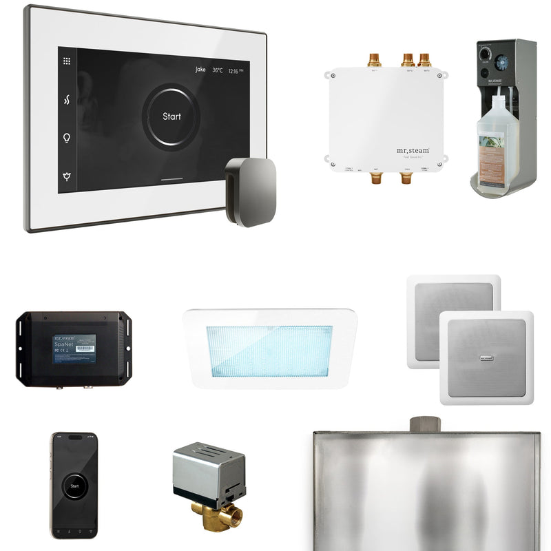 Bliss Steam Shower Control Package with iSteamX Control and Steamhead
