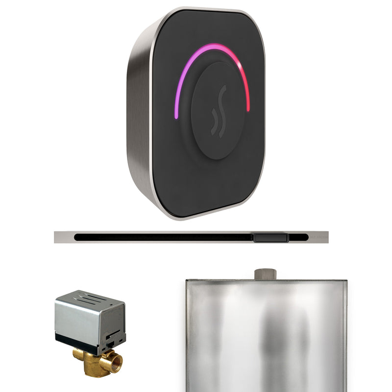 ButlerTouch Steam Shower Control Package with TempoTouch Control and Linear Steamhead