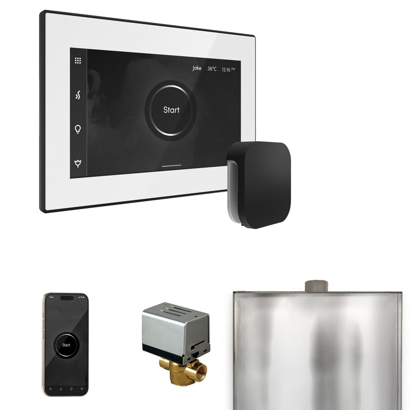 XButler Steam Shower Control Package with iSteamX Control and Linear Steamhead