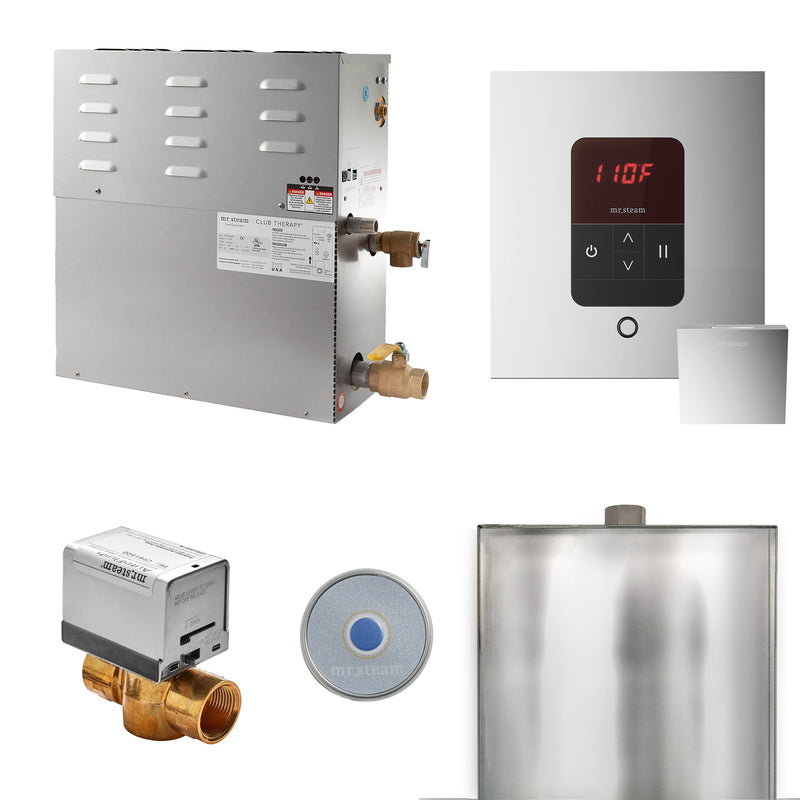 CT 15 kW (15000 W) Steam Shower Generator Package with Square iTempo