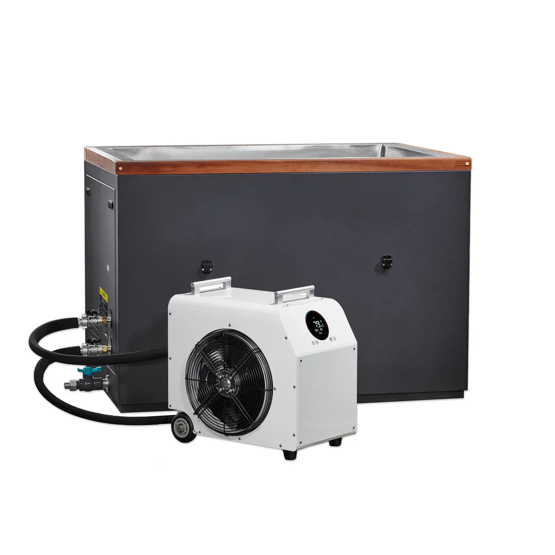 Dynamic Cold Therapy "CUBOID" 304 Stainless Steel Cold Plunge (XL) with Chiller