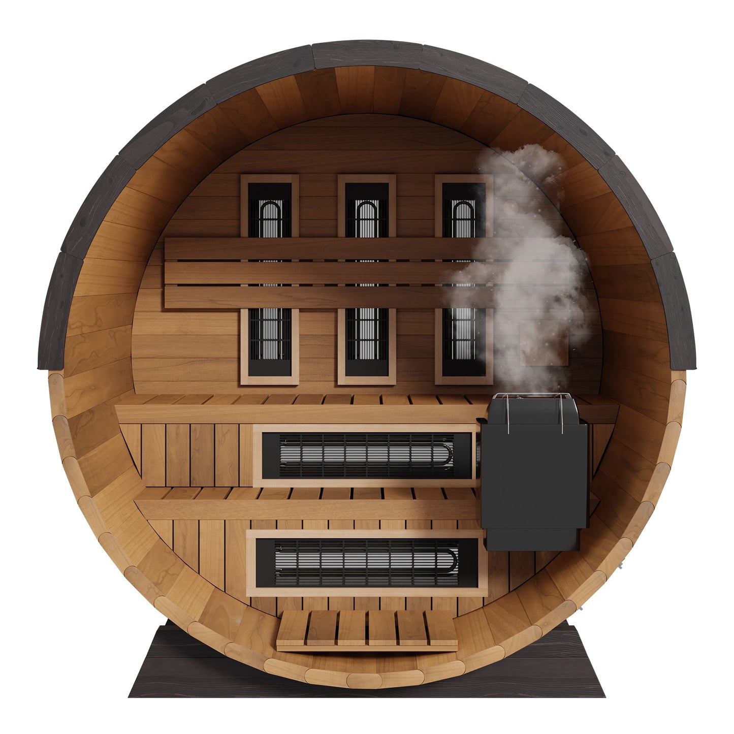 Finnmark Cedar Combination Barrel Sauna FD-6