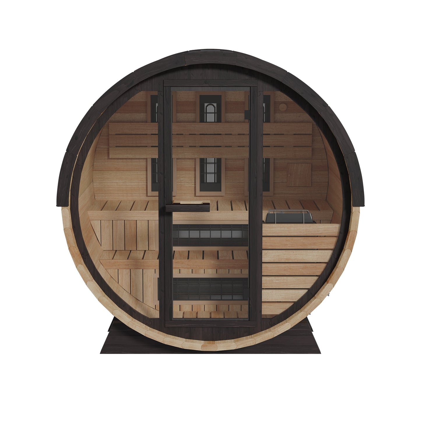 Finnmark Thermo-Aspen Combination Barrel Sauna FD-7