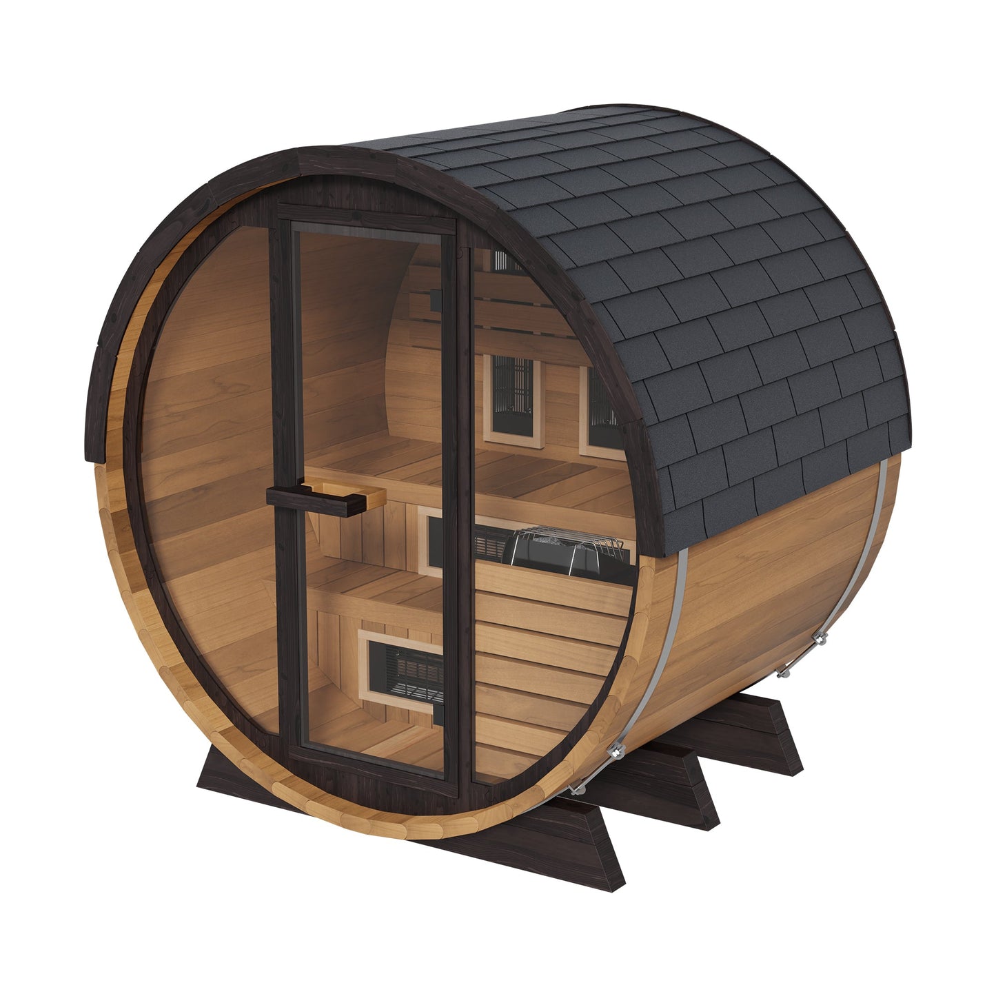 Finnmark Cedar Combination Barrel Sauna FD-6