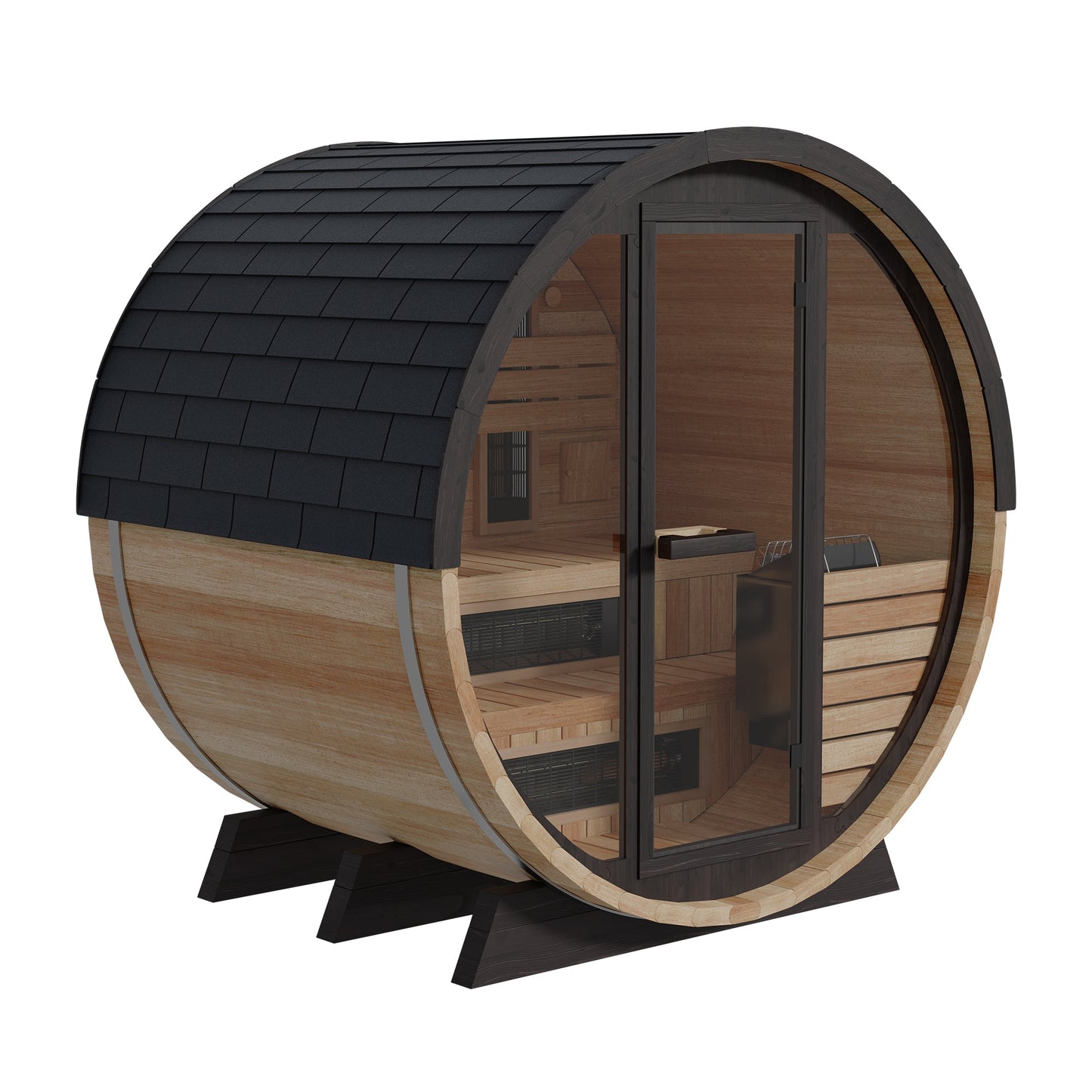 Finnmark Thermo-Aspen Combination Barrel Sauna FD-7