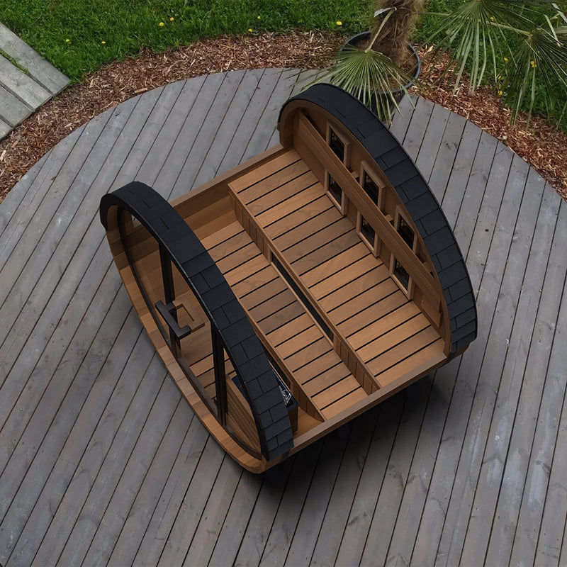 Finnmark Cedar Combination Barrel Sauna FD-6