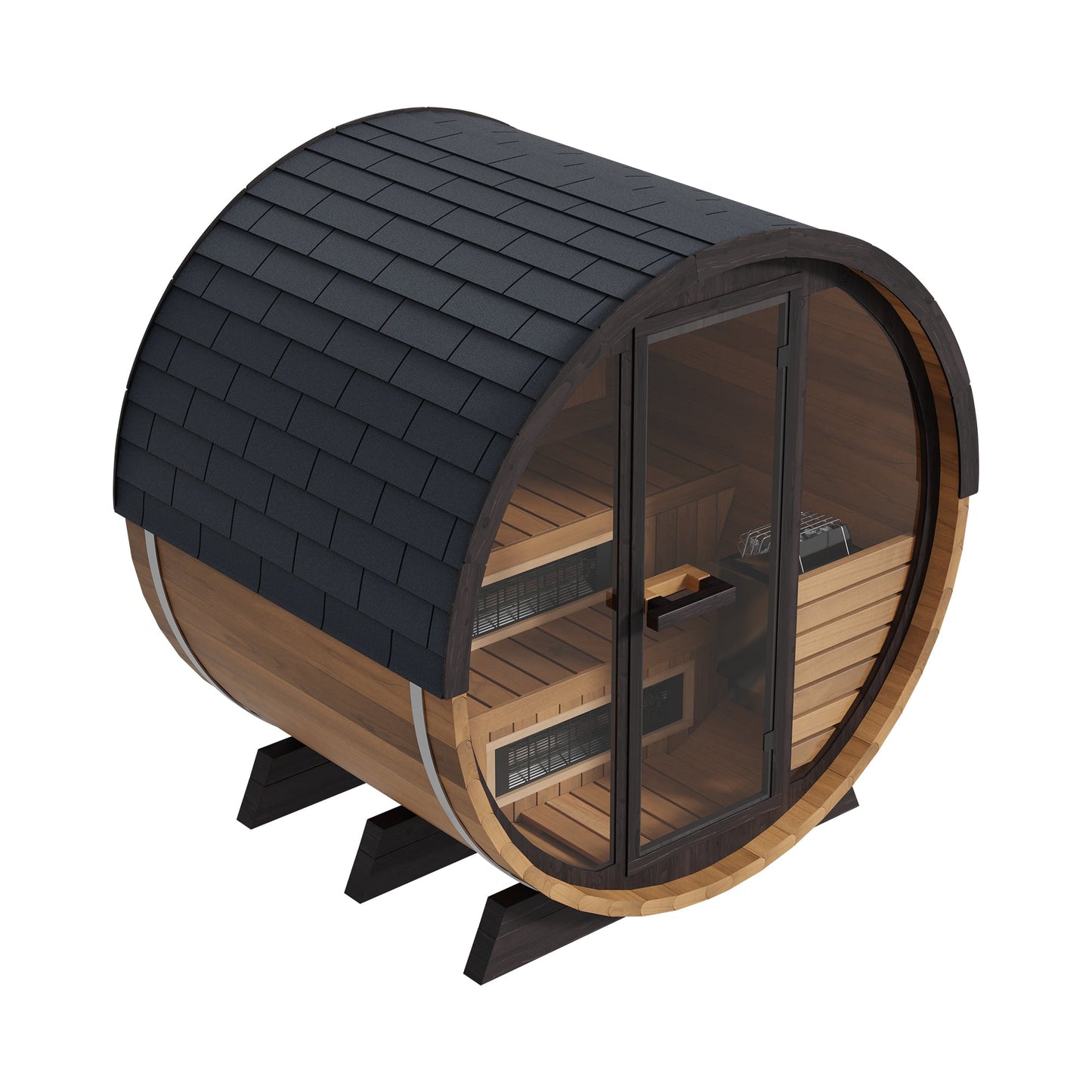 Finnmark Cedar Combination Barrel Sauna FD-6