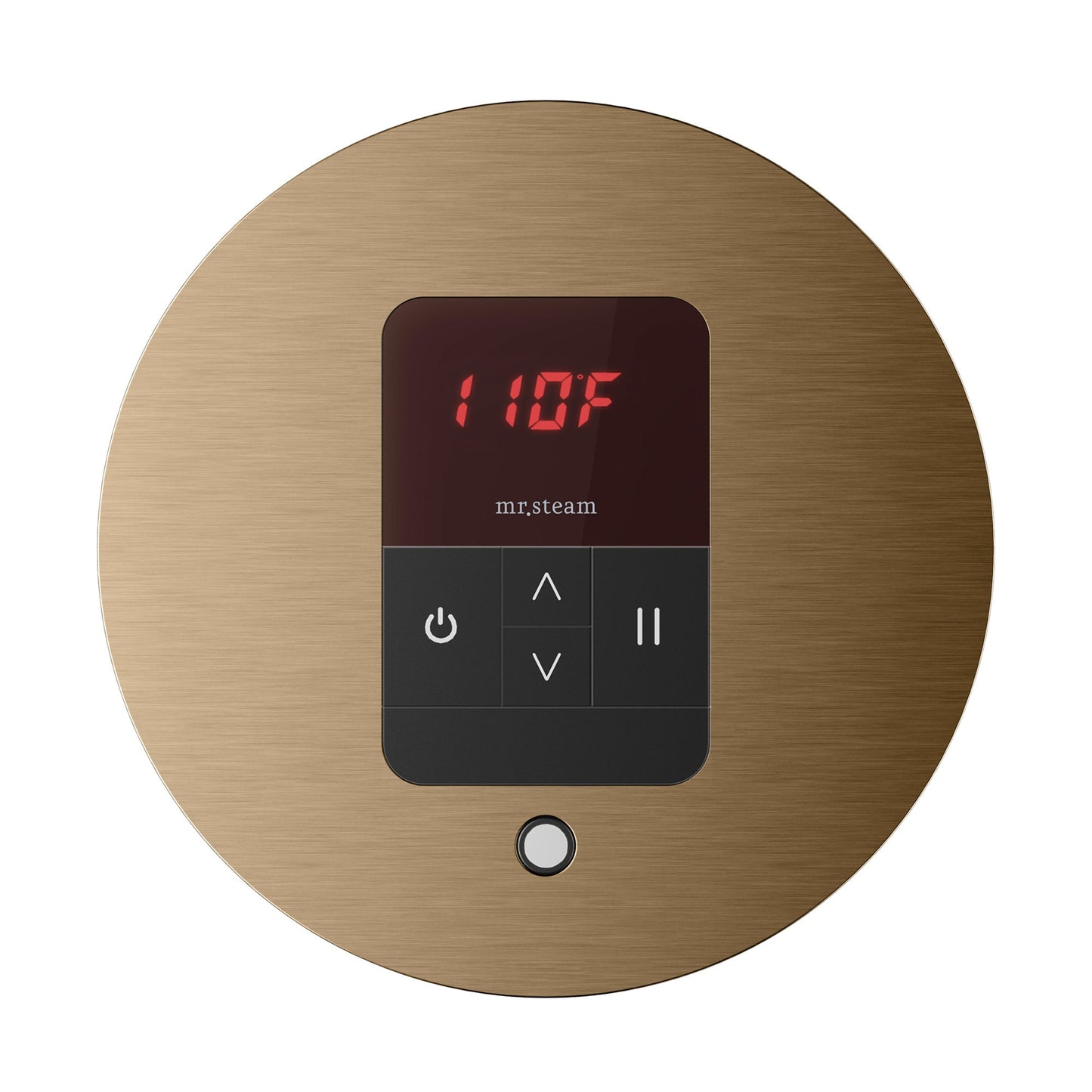 iTempo Round Steam Shower Control and Steamhead