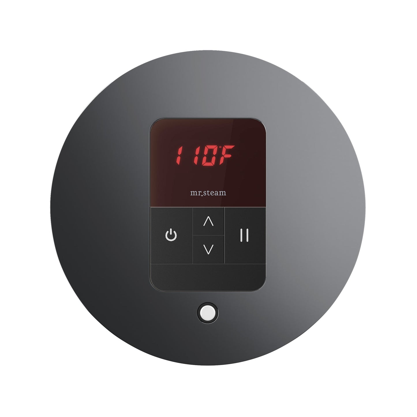 iTempo Round Steam Shower Control and Steamhead