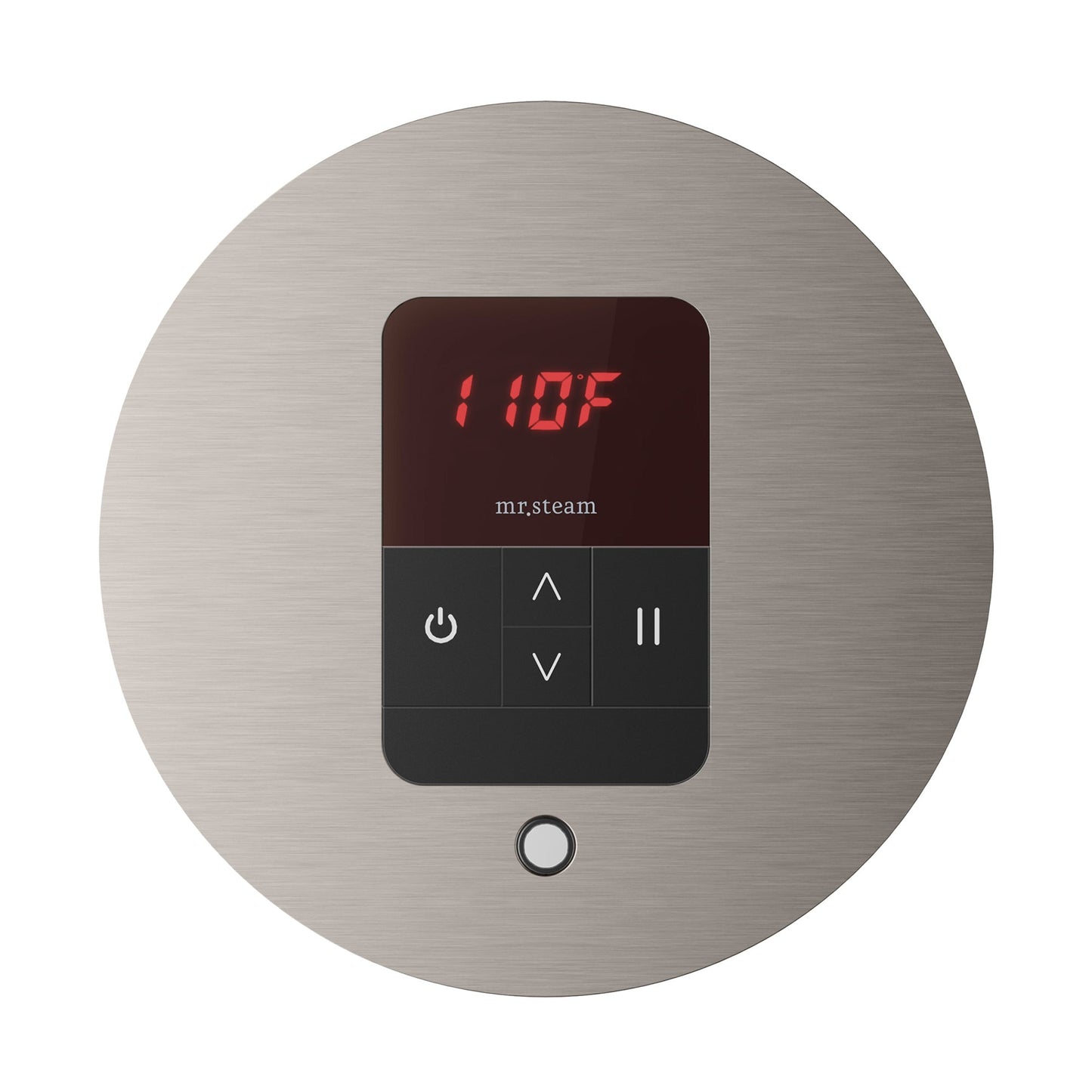 iTempo Round Steam Shower Control and Steamhead