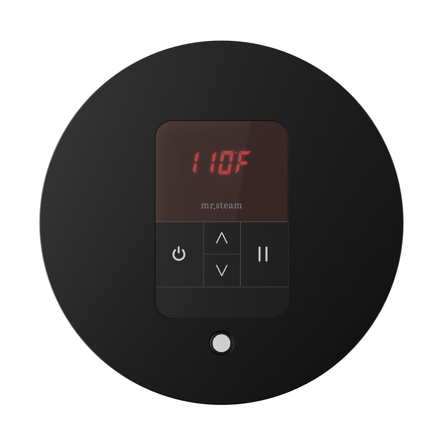 iTempo Round Steam Shower Control and Steamhead