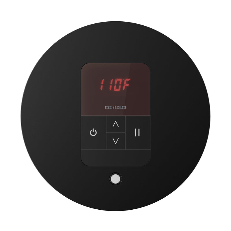 iTempo Round Steam Shower Control and Steamhead