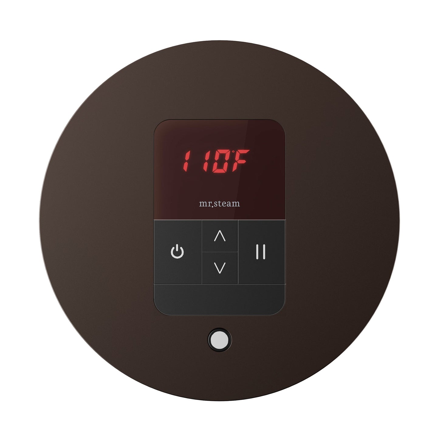 iTempo Round Steam Shower Control and Steamhead