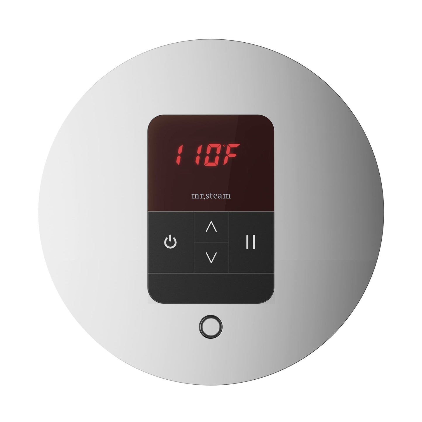 iTempo Round Steam Shower Control and Steamhead