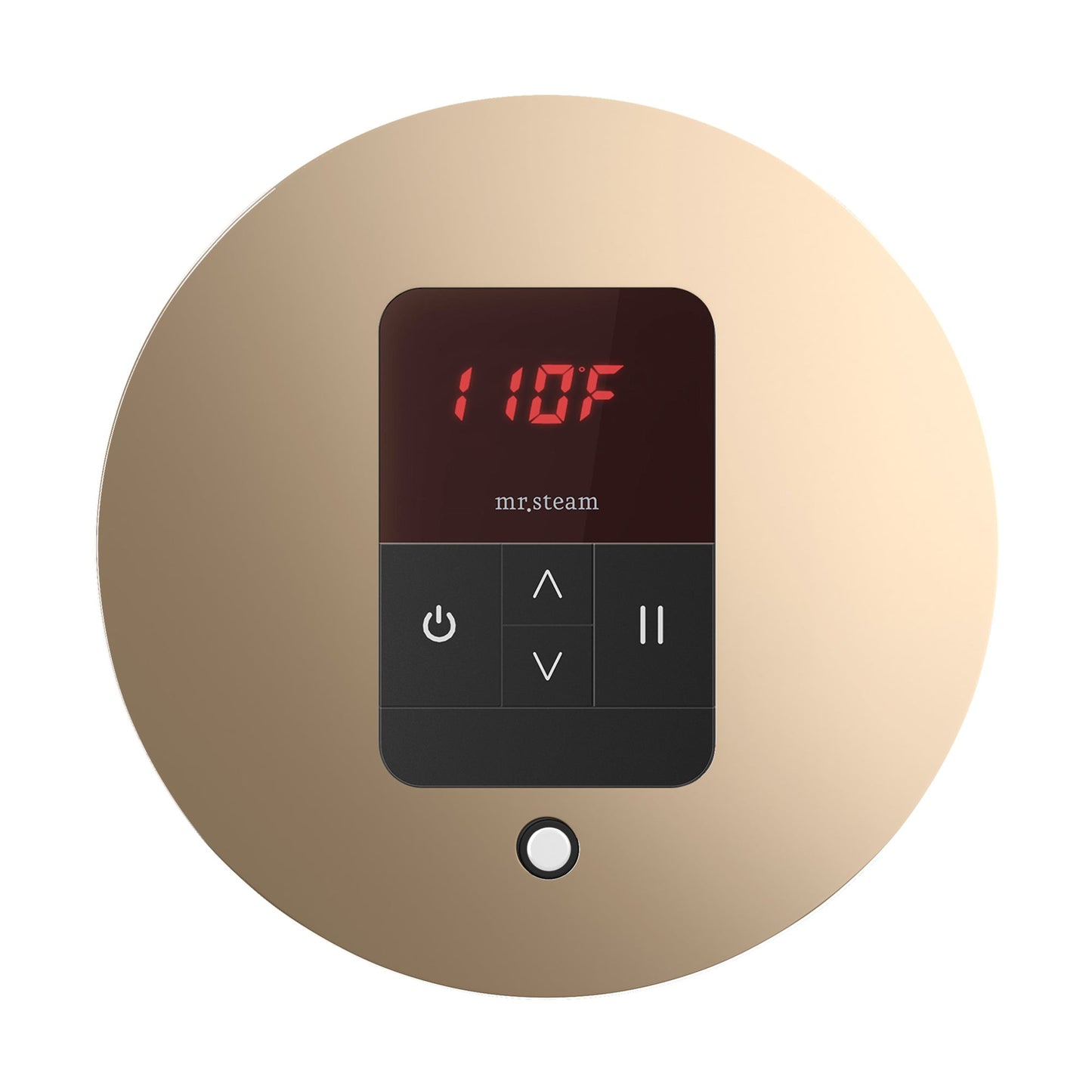 iTempo Round Steam Shower Control and Steamhead