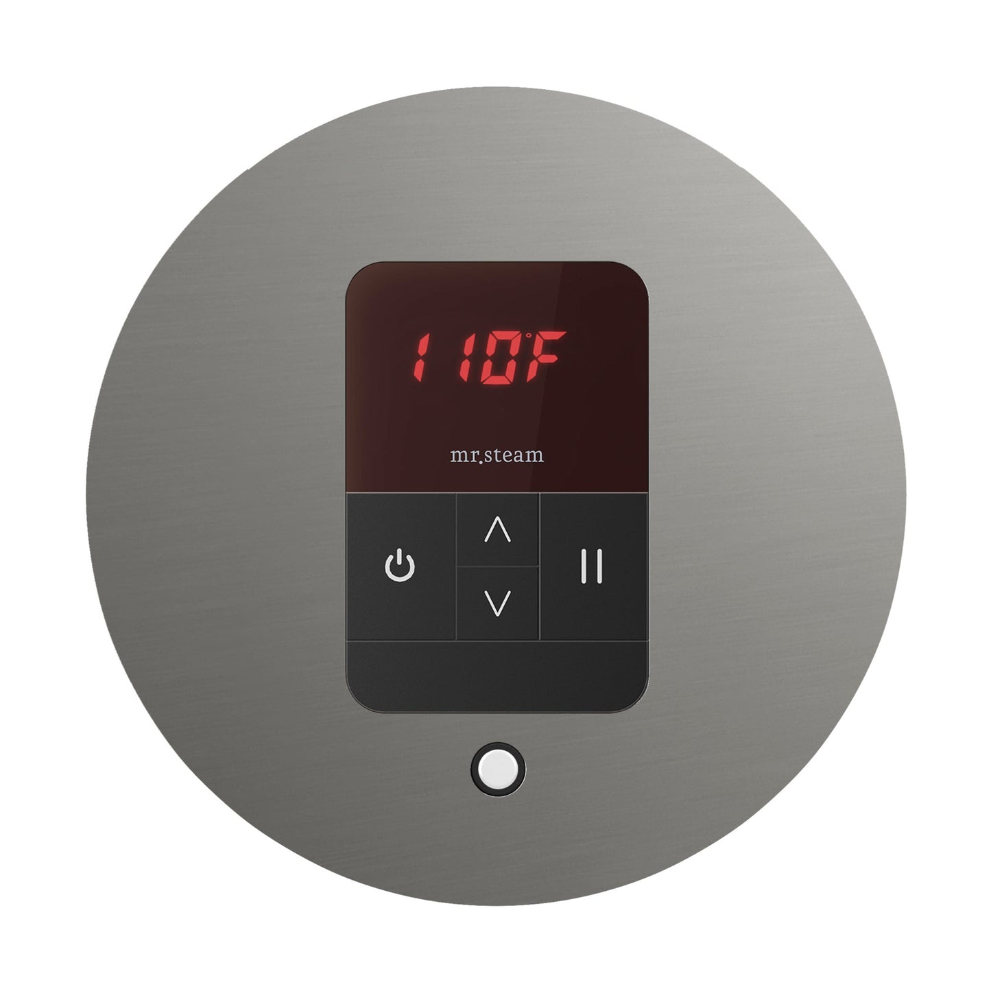 iTempo Round Steam Shower Control and Steamhead