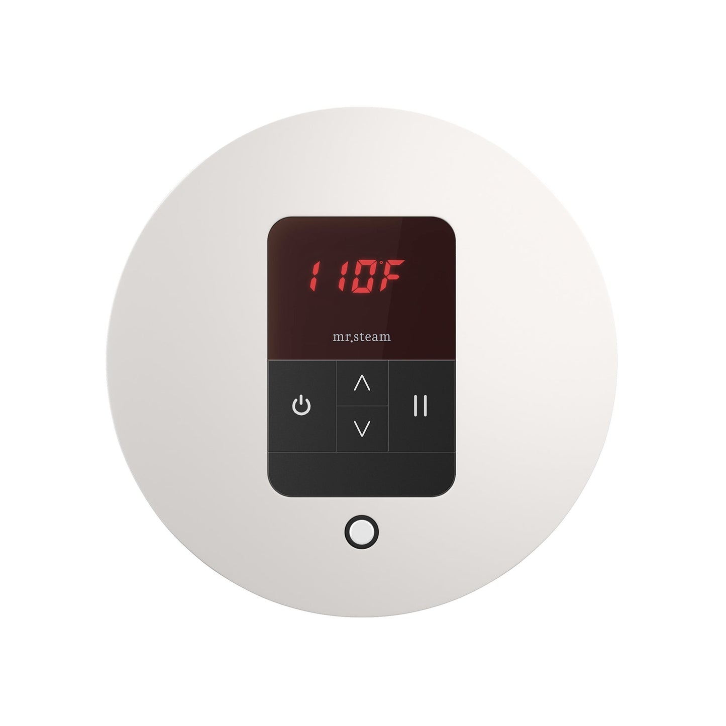 iTempo Round Steam Shower Control and Steamhead