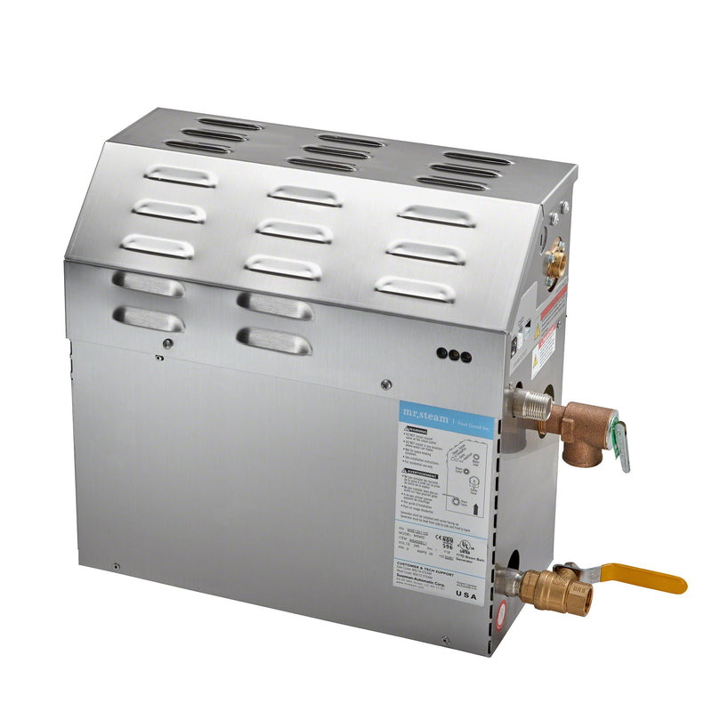 MS 9 kW (9000 W) Steam Shower Generator Package with round iTempo Control