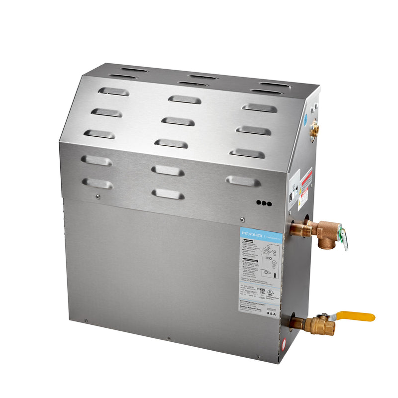 MS 12 kW (12000 W) Steam Shower Generator Package with square iTempo Control