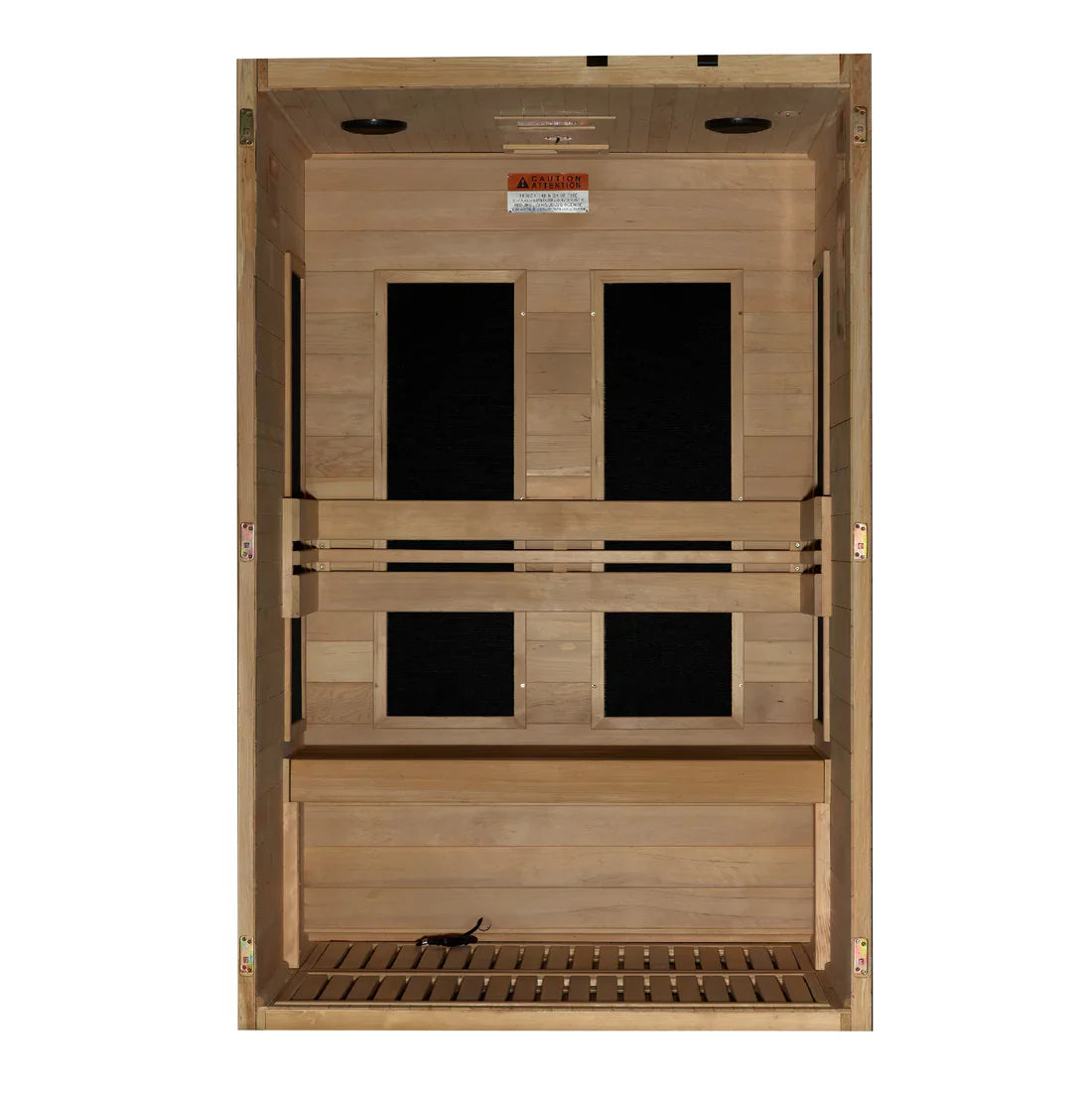 (New 2026 Model) Dynamic "Lucca" 2 Person Ultra Low EMF FAR IR Sauna (DYN-6215-05 Elite)