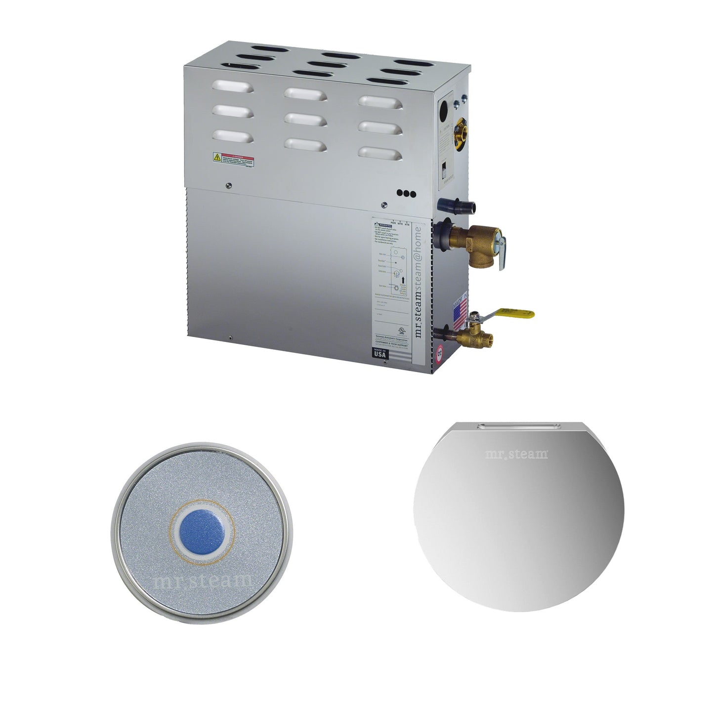 Steam@Home 4.5 kW (4500 W) Steam Shower Generator of 240 Volt & 1-Phase