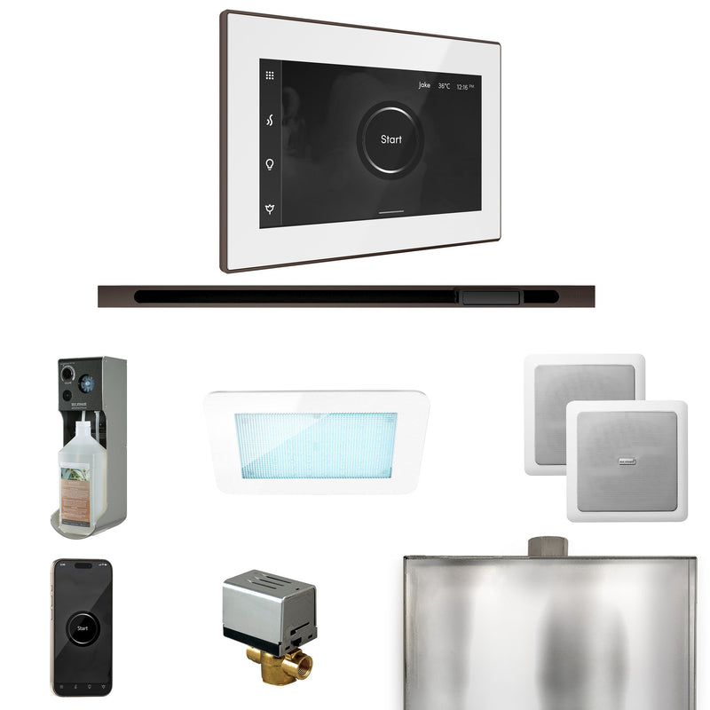 XDream Steam Shower Control Package with iSteamX Control and Linear Steamhead