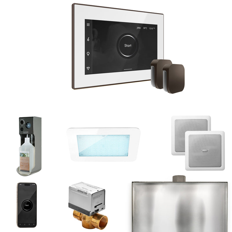 XDream Max Steam Shower Control Package with iSteamX Control and Steamhead