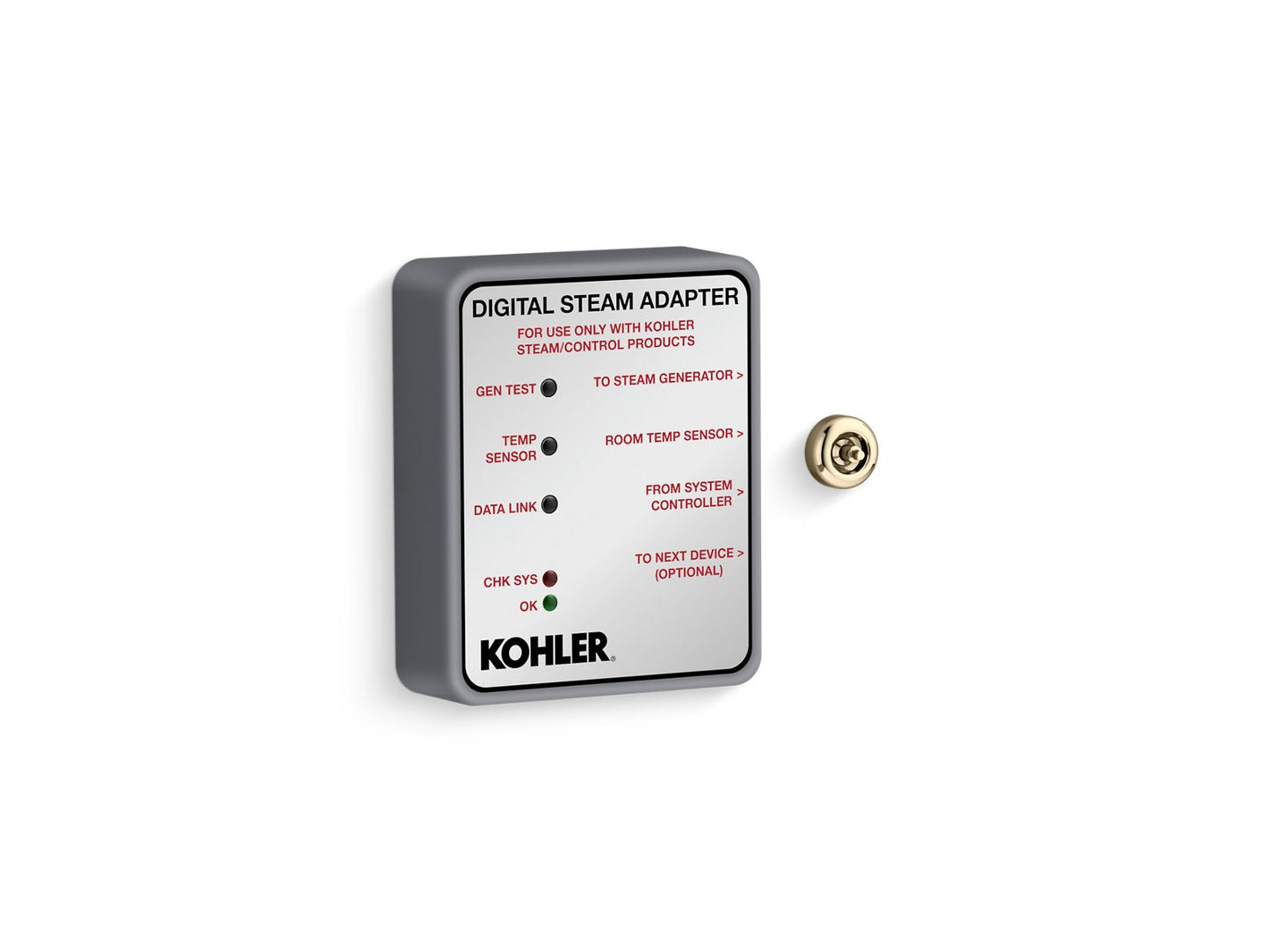 KOHLER DIGITAL STEAM ADAPTER KIT, SINGLE