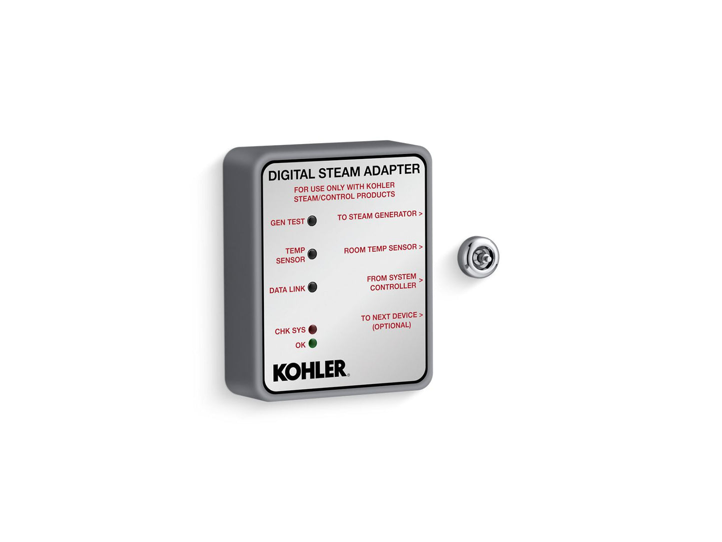 KOHLER DIGITAL STEAM ADAPTER KIT, SINGLE