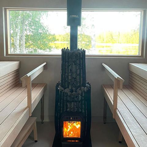Cozy Heat Chimney Cover SW H500 - The Sauna Solution LLC