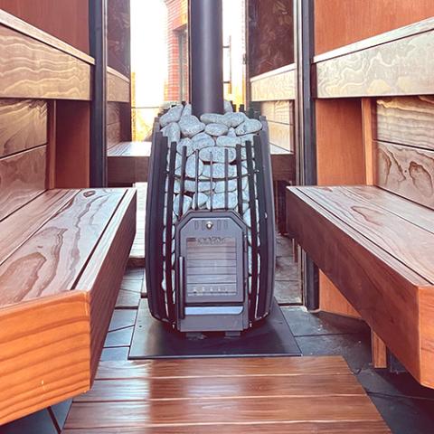 Cozy Heat SW Thru - Wall 18 Sauna Stove - The Sauna Solution