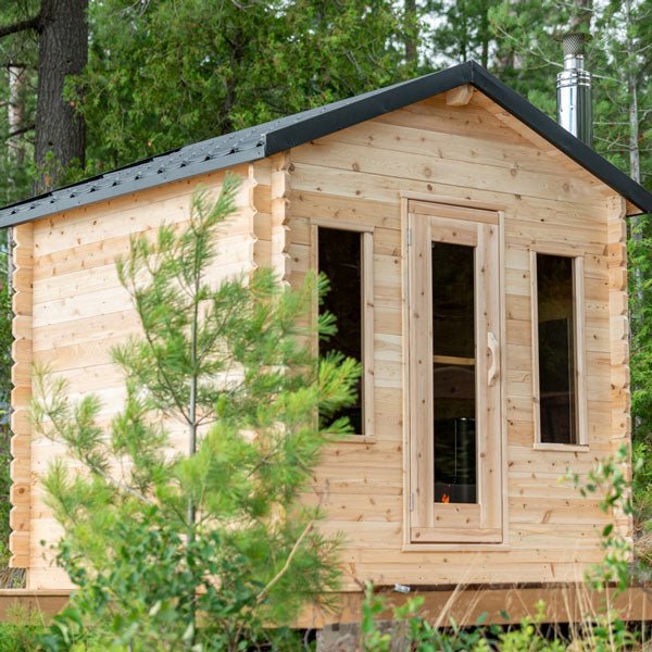 Dundalk CT Georgian 6 Person Outdoor Sauna - Sauna Heater Supply
