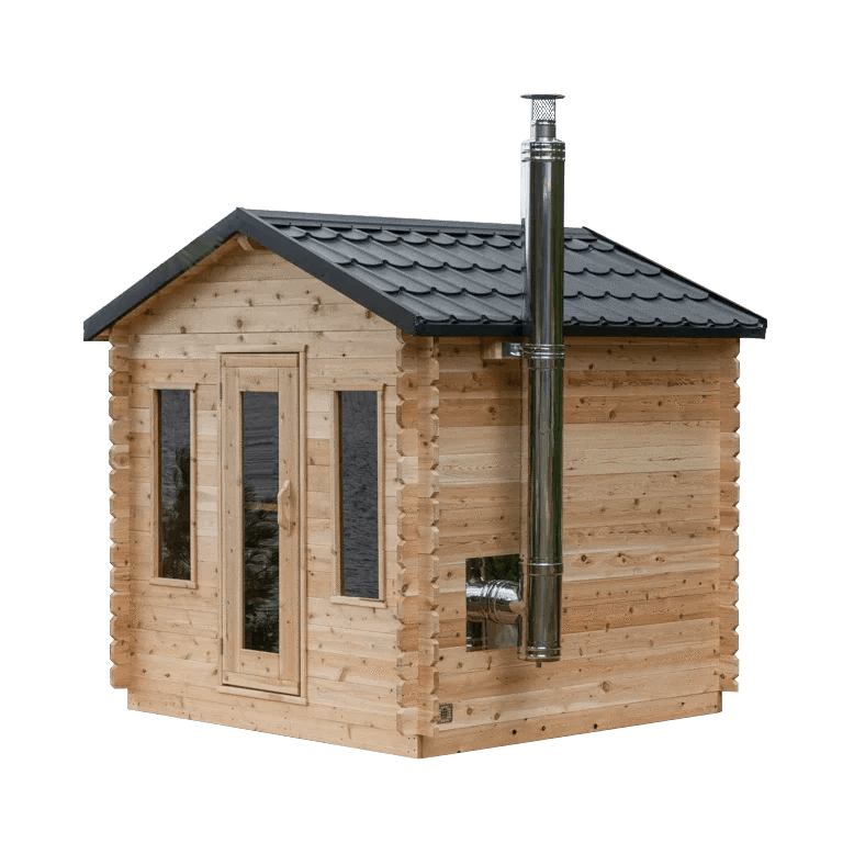 Dundalk CT Georgian 6 Person Outdoor Sauna - Sauna Heater Supply