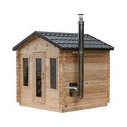 Dundalk CT Georgian 6 Person Outdoor Sauna - The Sauna Solution LLC