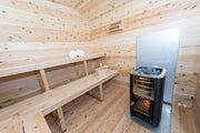 Dundalk CT Georgian 6 Person Outdoor Sauna - The Sauna Solution LLC