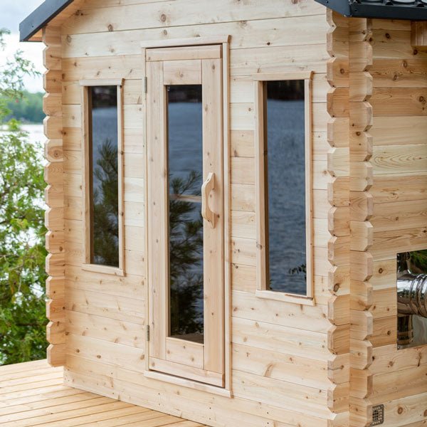 Dundalk CT Georgian 6 Person Outdoor Sauna - The Sauna Solution