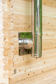 Dundalk CT Georgian 6 Person Outdoor Sauna - The Sauna Solution LLC