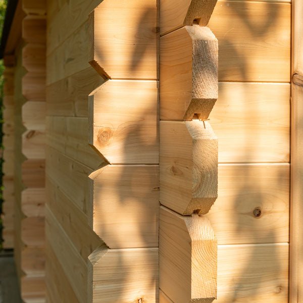 Dundalk CT Georgian 6 Person Outdoor Sauna with Changeroom - The Sauna Solution LLC