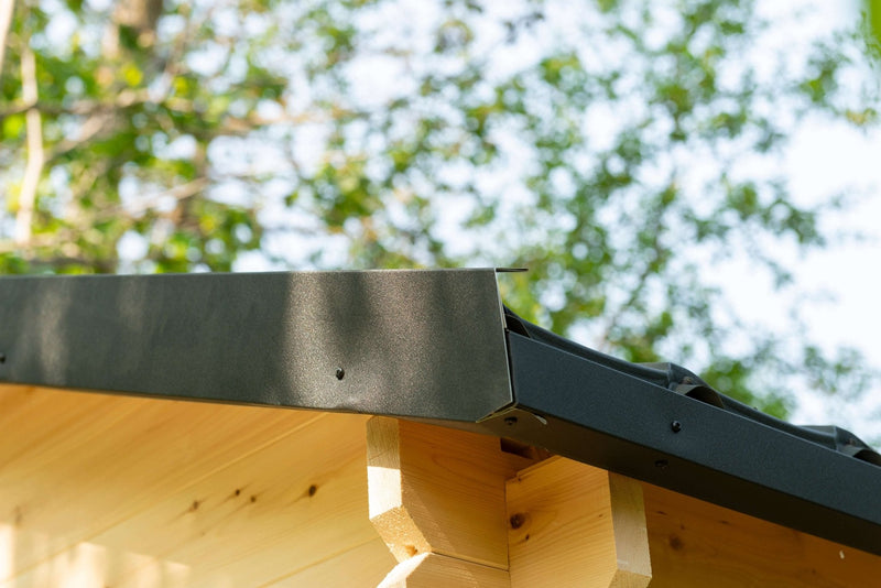 Dundalk CT Georgian 6 Person Outdoor Sauna with Changeroom - The Sauna Solution LLC