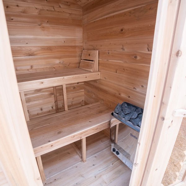 Dundalk CT Granby 3 Person Outdoor Sauna - Sauna Heater Supply