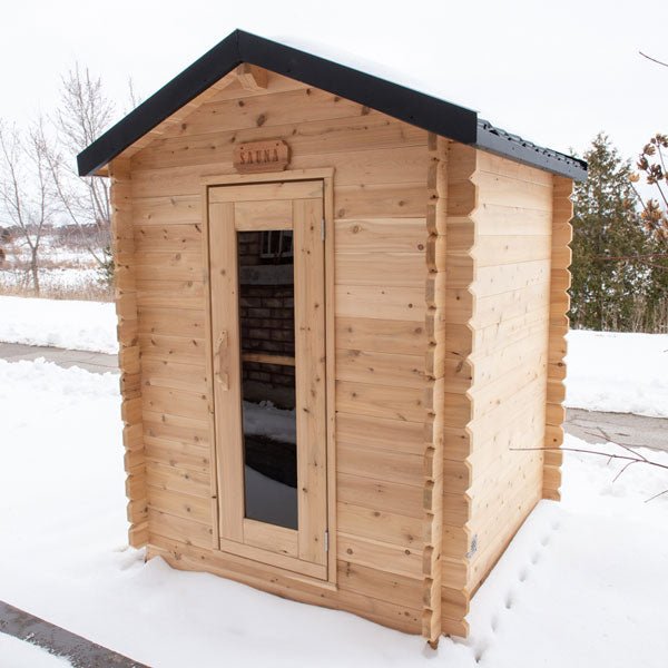 Dundalk CT Granby 3 Person Outdoor Sauna - Sauna Heater Supply