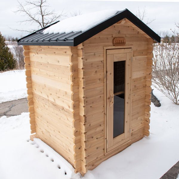 Dundalk CT Granby 3 Person Outdoor Sauna - Sauna Heater Supply