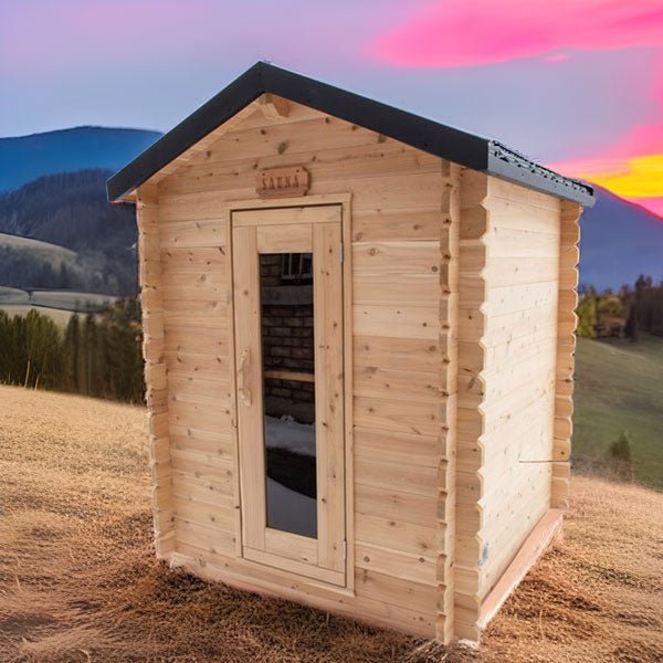 Dundalk CT Granby 3 Person Outdoor Sauna - The Sauna Solution LLC