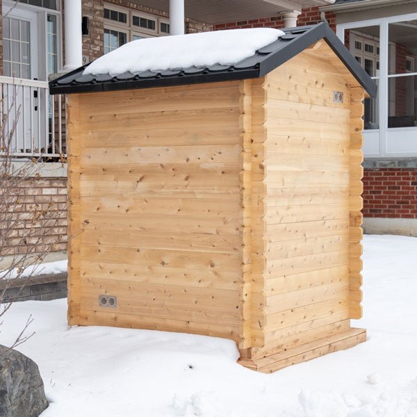 Dundalk CT Granby 3 Person Outdoor Sauna - Sauna Heater Supply