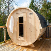 Dundalk CT Harmony 4 Person Barrel Sauna - The Sauna Solution LLC