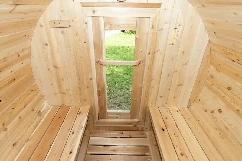 Dundalk CT Harmony 4 Person Barrel Sauna - The Sauna Solution LLC