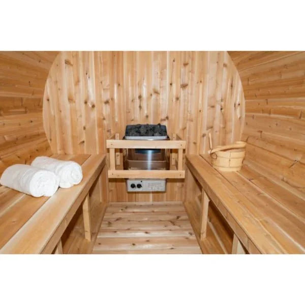 Dundalk CT Harmony 4 Person Barrel Sauna - Sauna Heater Supply