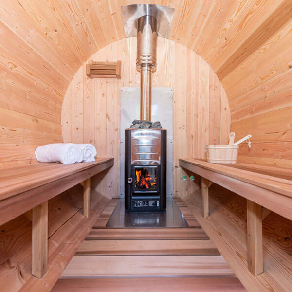 Dundalk CT Harmony 4 Person Barrel Sauna - The Sauna Solution